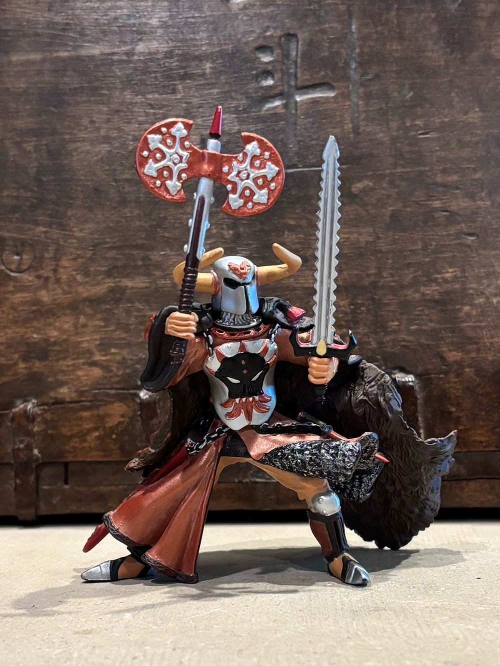 Papo 38962 Viking Warrior Action Figure Medieval Fantasy Figurine 2009 Retired